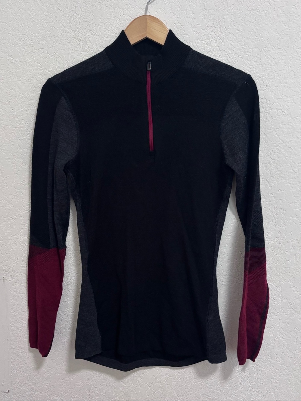 Smartwool Intraknit Merino 200 Colorblock 1/4-Zip